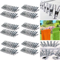 120 pinces à linge en inox, pinces incassables, inusables, ne rouillent pas