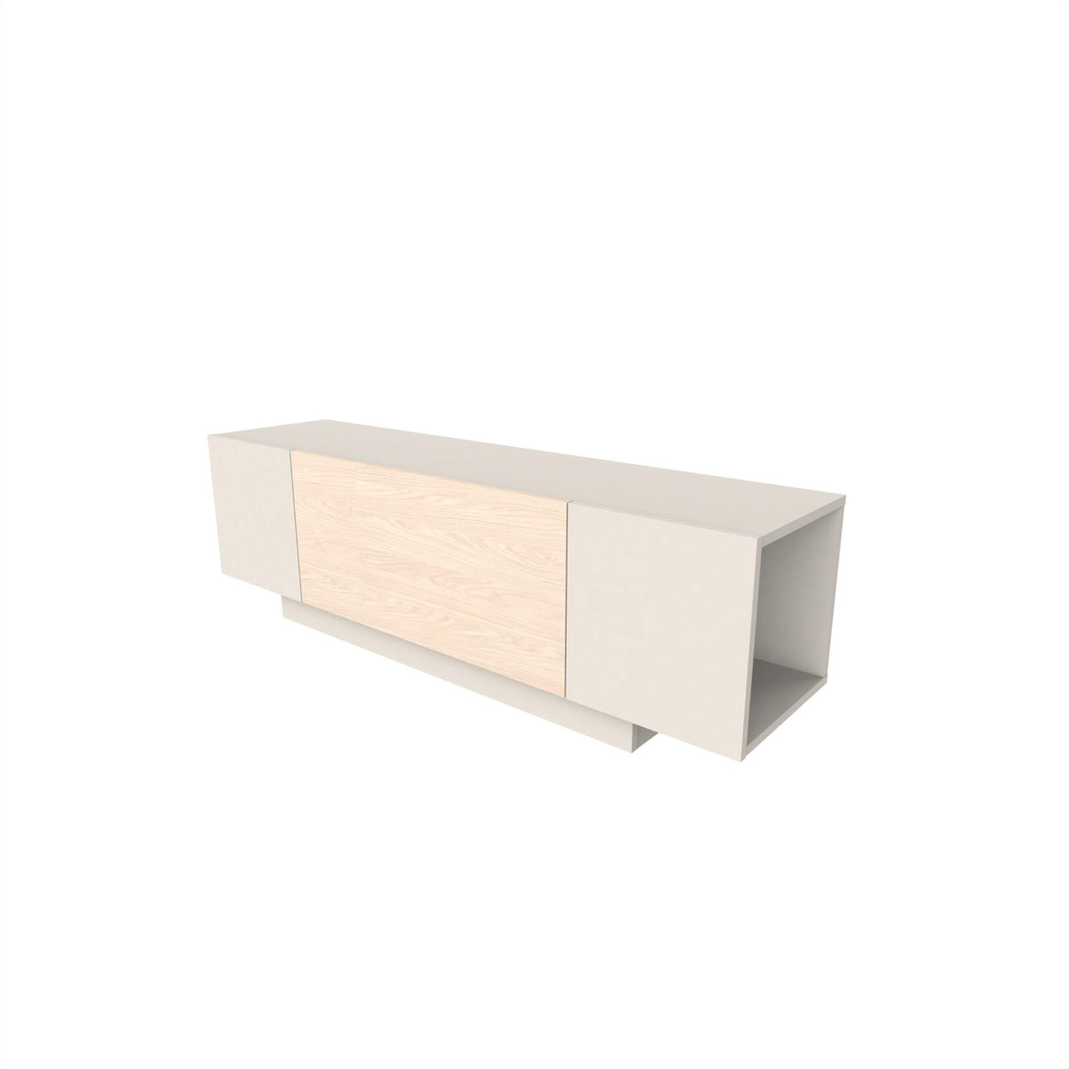 Meuble TV Victor Grès-Chêne Sonoma-Blanc 150 x 37 x 45,5 cm