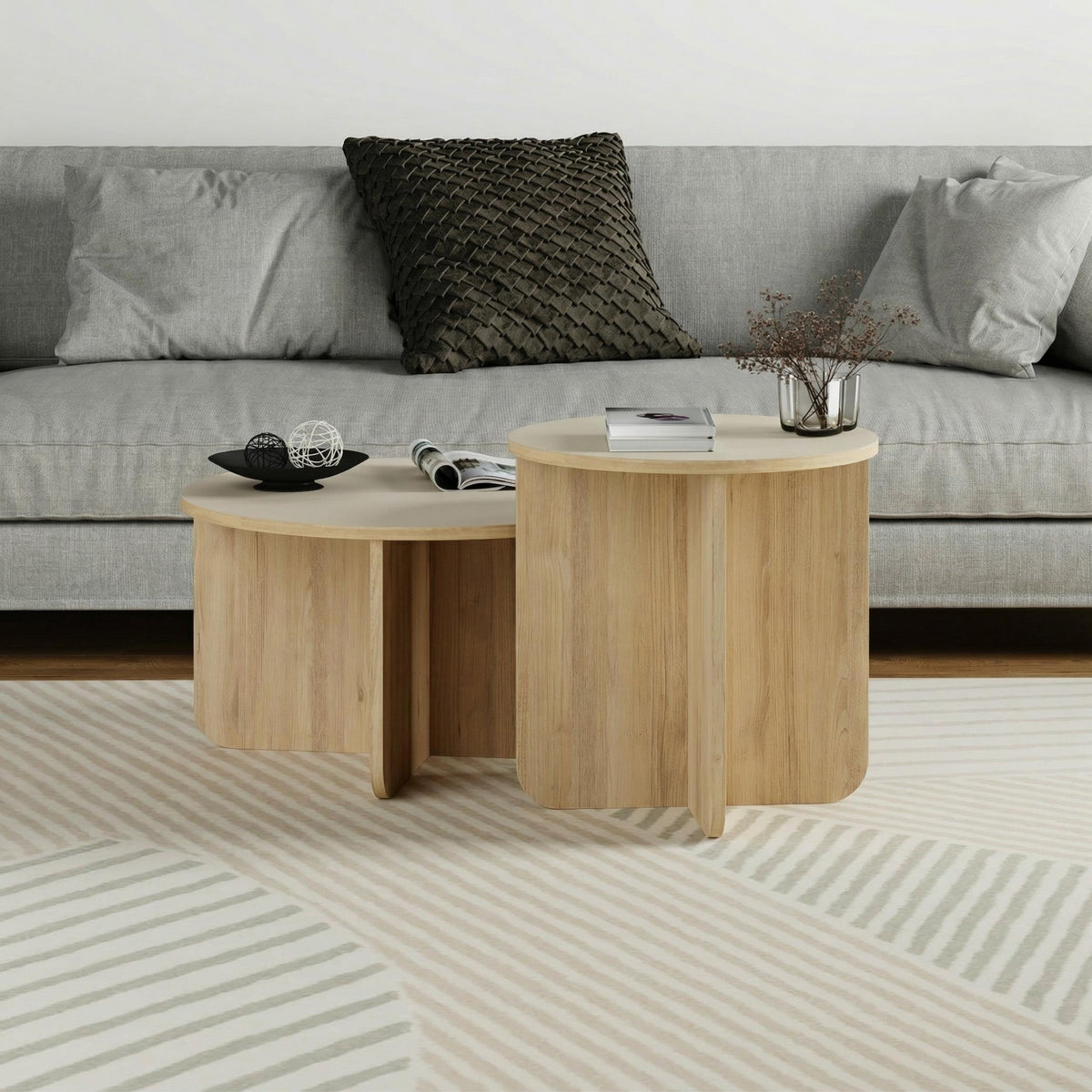 Table basse 2 pièces Hillary Modern