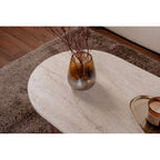 Table basse ovale Sable 119 x 60 cm
