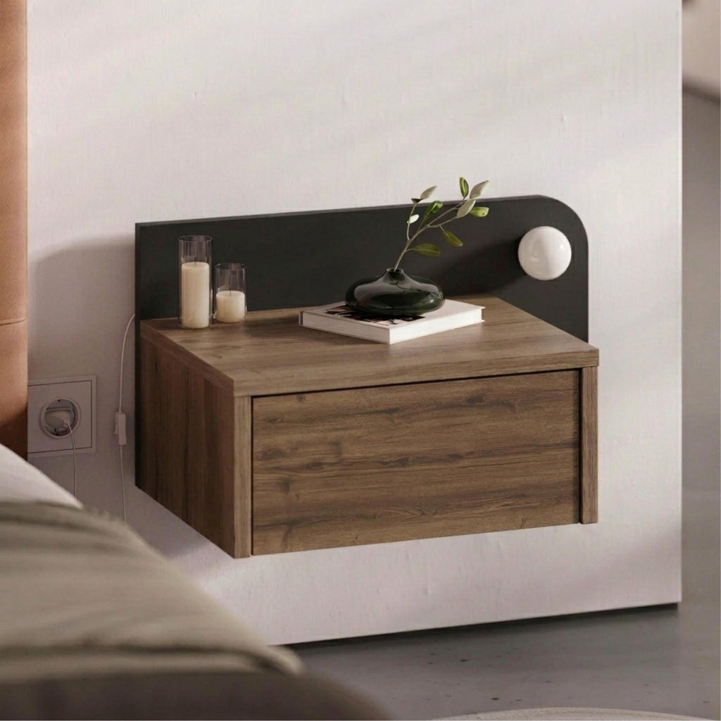 Table de chevet murale Dotta – Table de chevet flottante