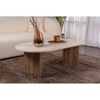 Table basse ovale Sable 119 x 60 cm