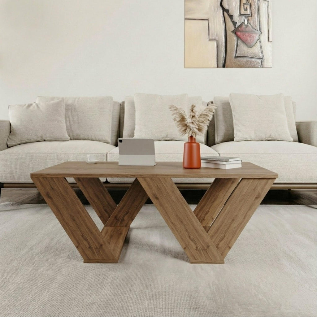 Table basse polyvalente Pipra Modern Coffee H 40cm
