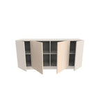Console Victor 4 Portes Grès Chêne Sonoma Blanc 170 x 42.1 x 80.3 cm