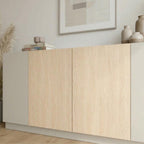 Console Victor 4 Portes Grès Chêne Sonoma Blanc 170 x 42.1 x 80.3 cm