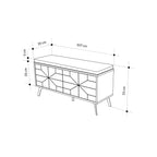 Banc de rangement pour chaussures Dune – Banc d'entrée moderne avec rangement