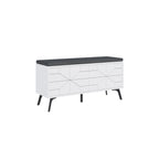 Banc de rangement pour chaussures Dune – Banc d'entrée moderne avec rangement