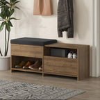 Banc à chaussures Filux – Banc de couloir moderne avec rangement