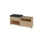 Banc à chaussures Filux – Banc de couloir moderne avec rangement