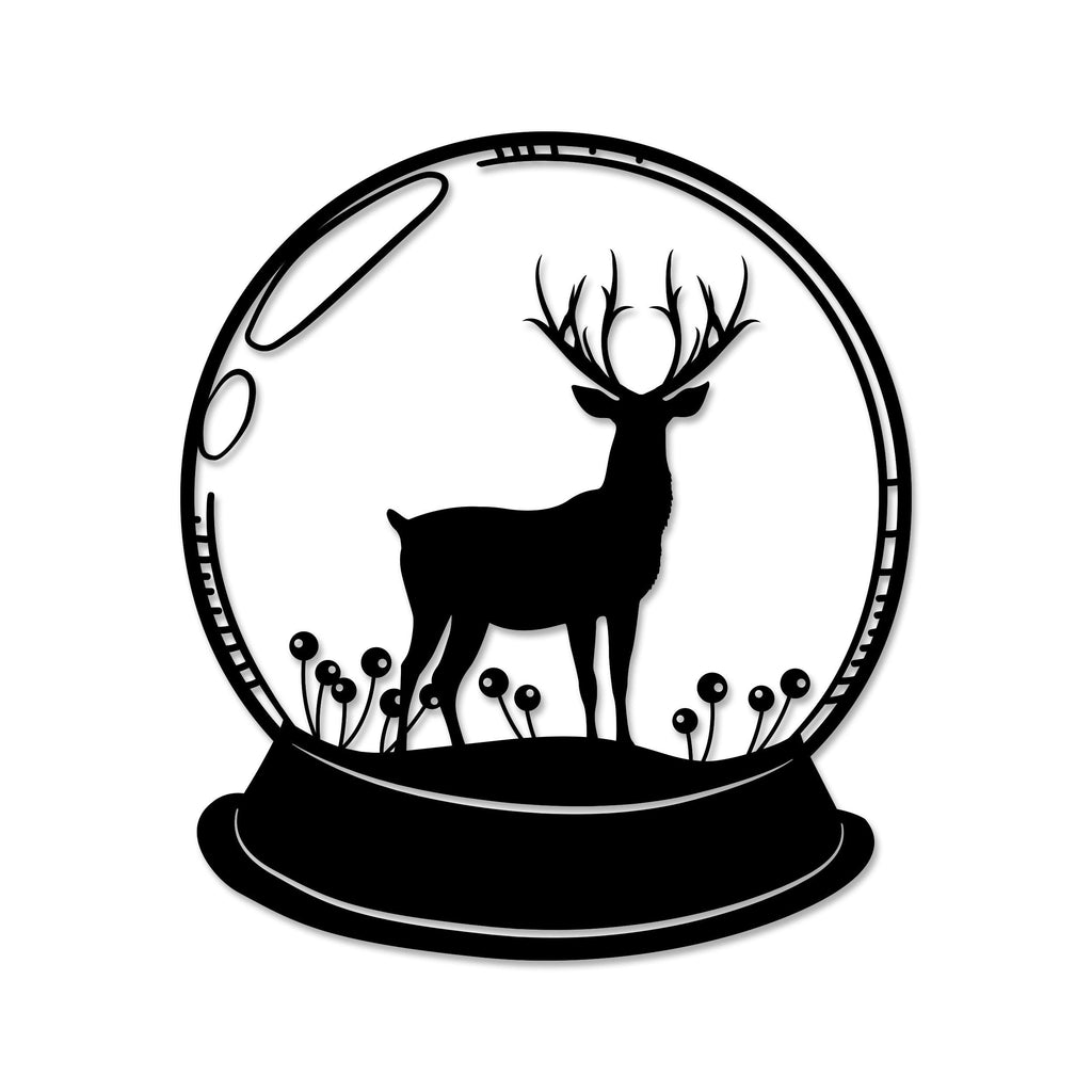 Décoration murale en métal - Cerf n° 25