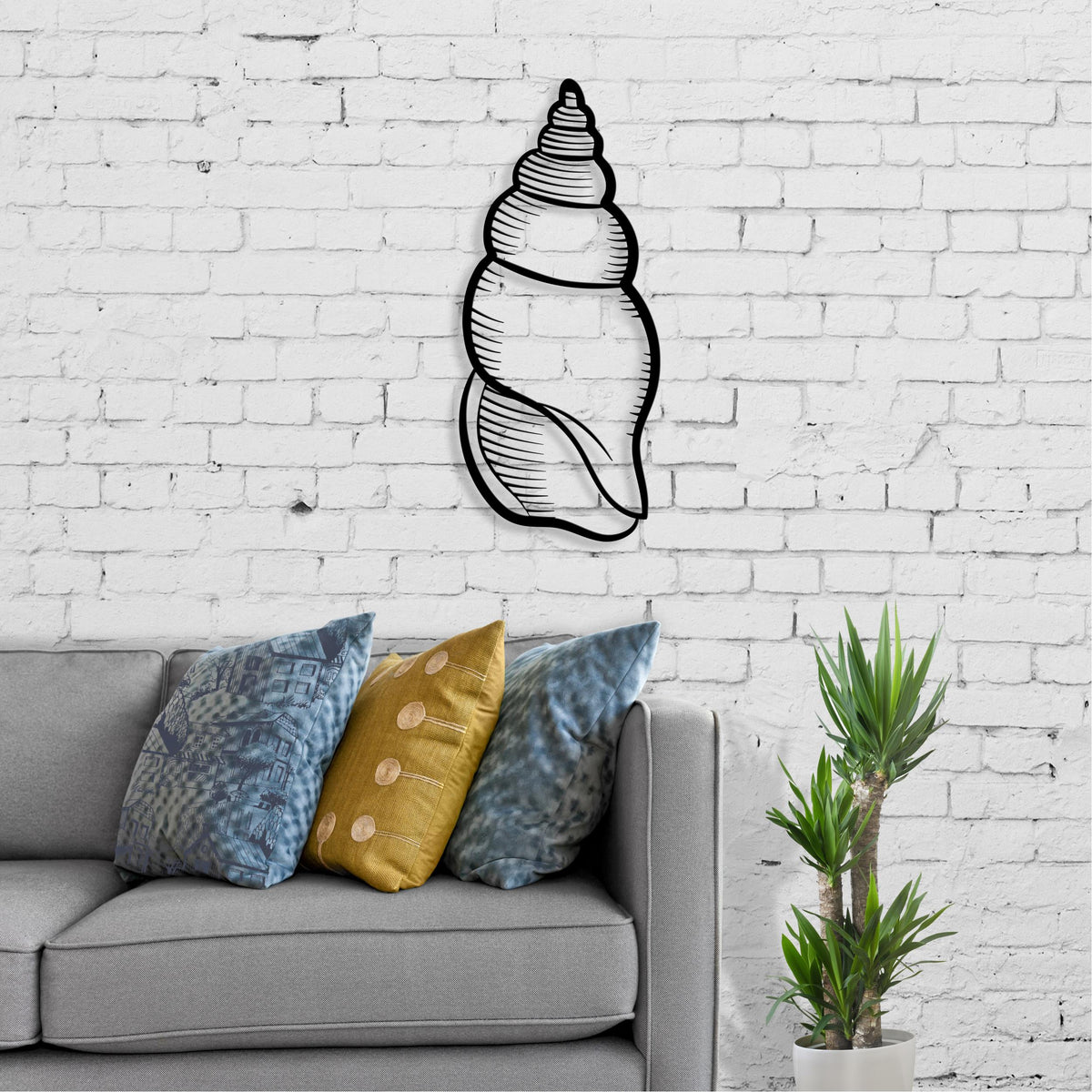 Décoration murale en métal – n° 29 Coquillage