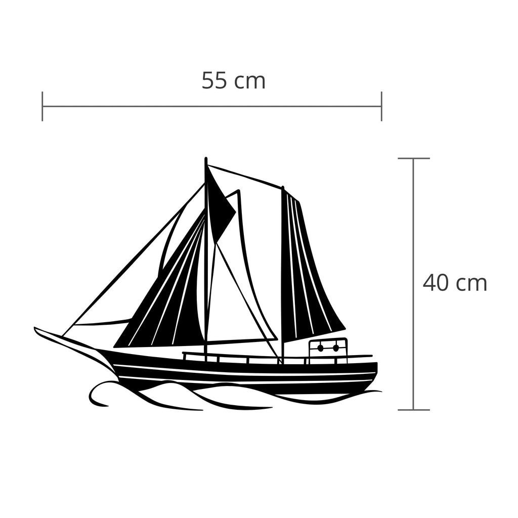 Décor mural en métal n° 30 – Voile