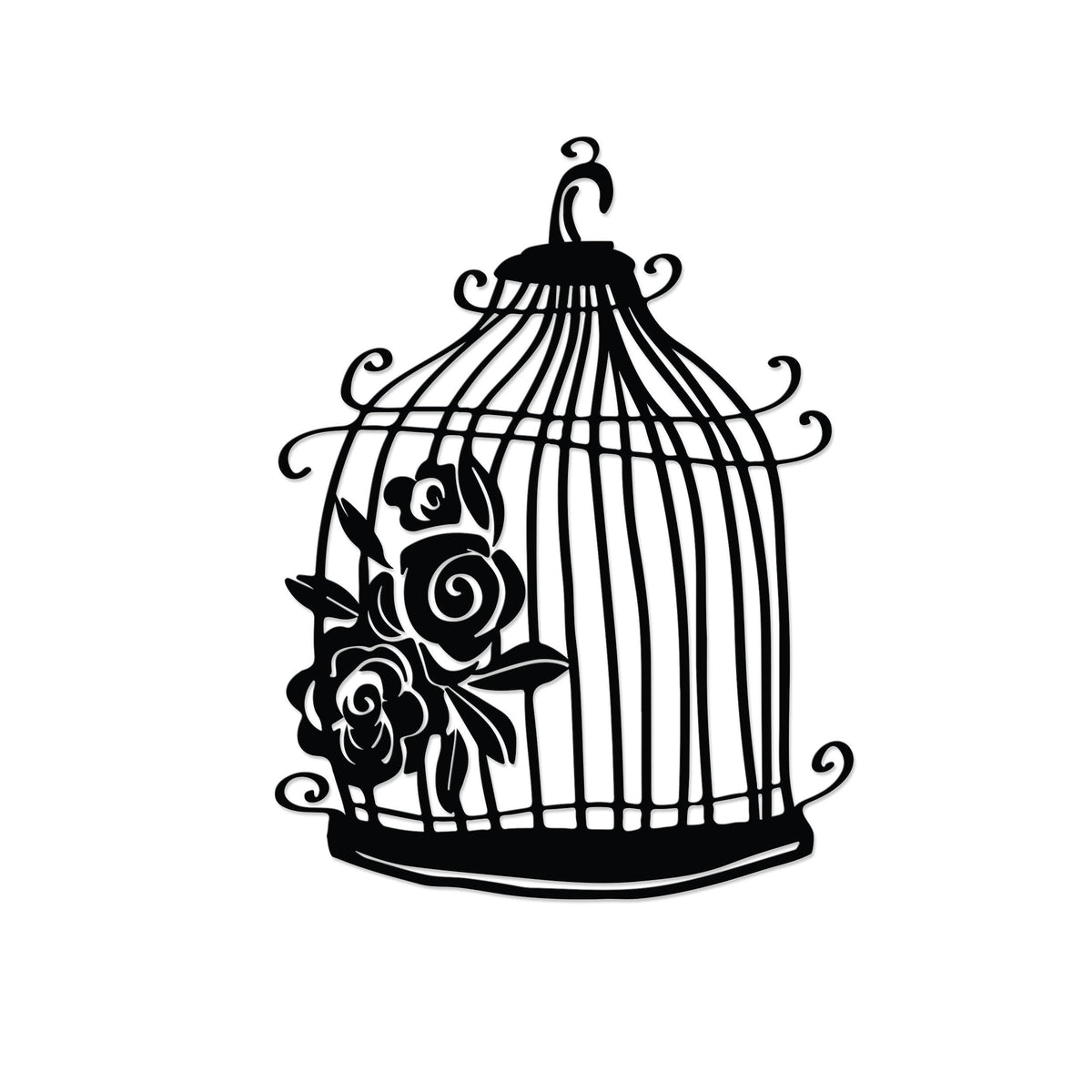 Cage décorative en métal - no:33