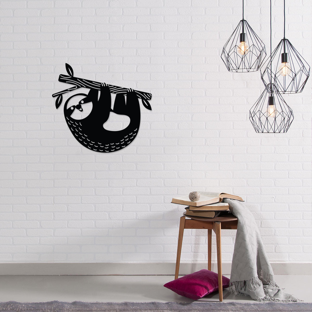 Décoration murale en métal - n°39 Paresseux