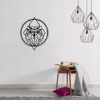 Décor mural métallique - n° 45 Owly