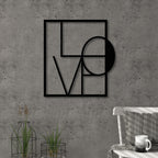 Décoration Murale en Métal-n°5 Amour
