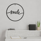 Décoration Murale en Métal-n°8 Sourire
