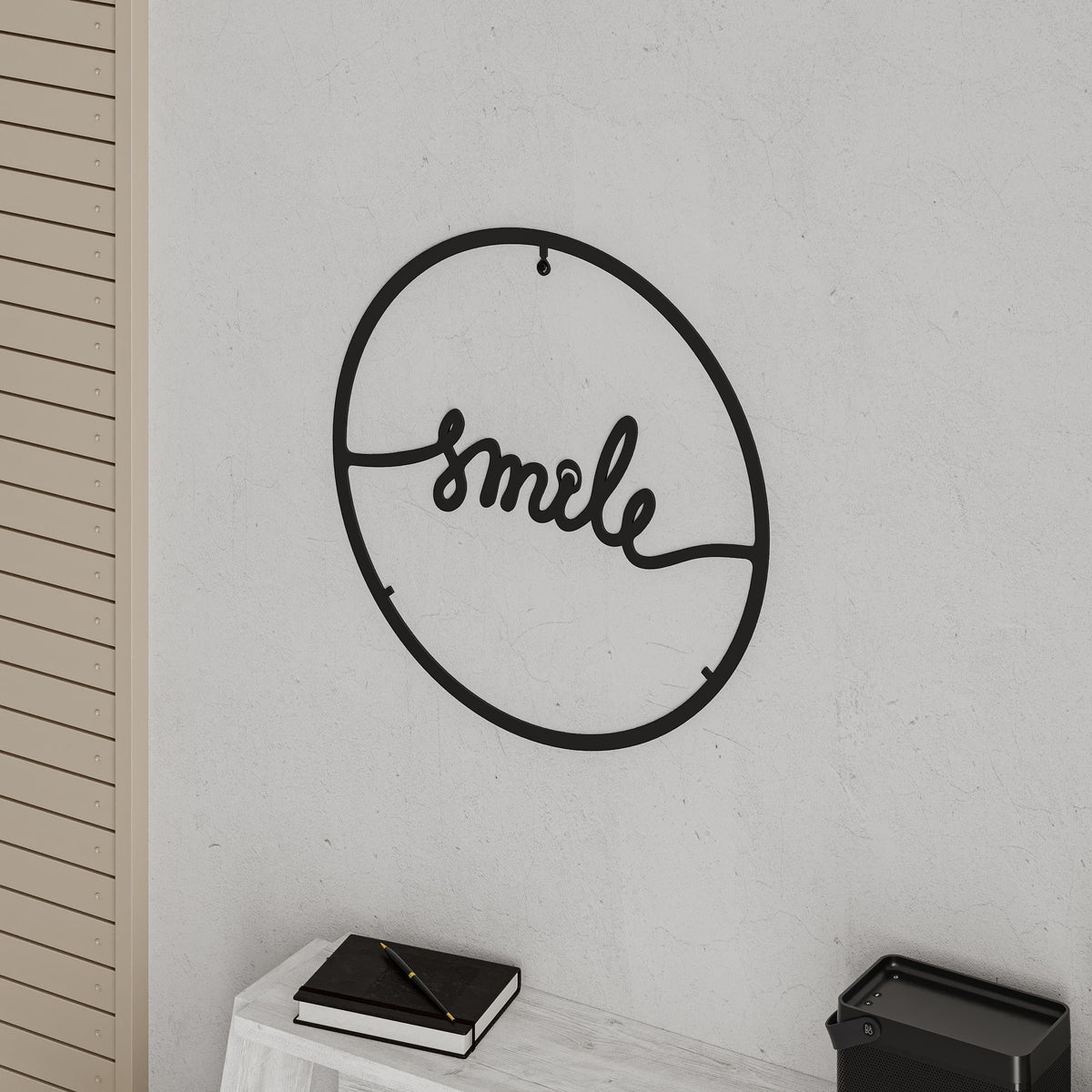 Décoration Murale en Métal-n°8 Sourire