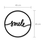 Décoration Murale en Métal-n°8 Sourire