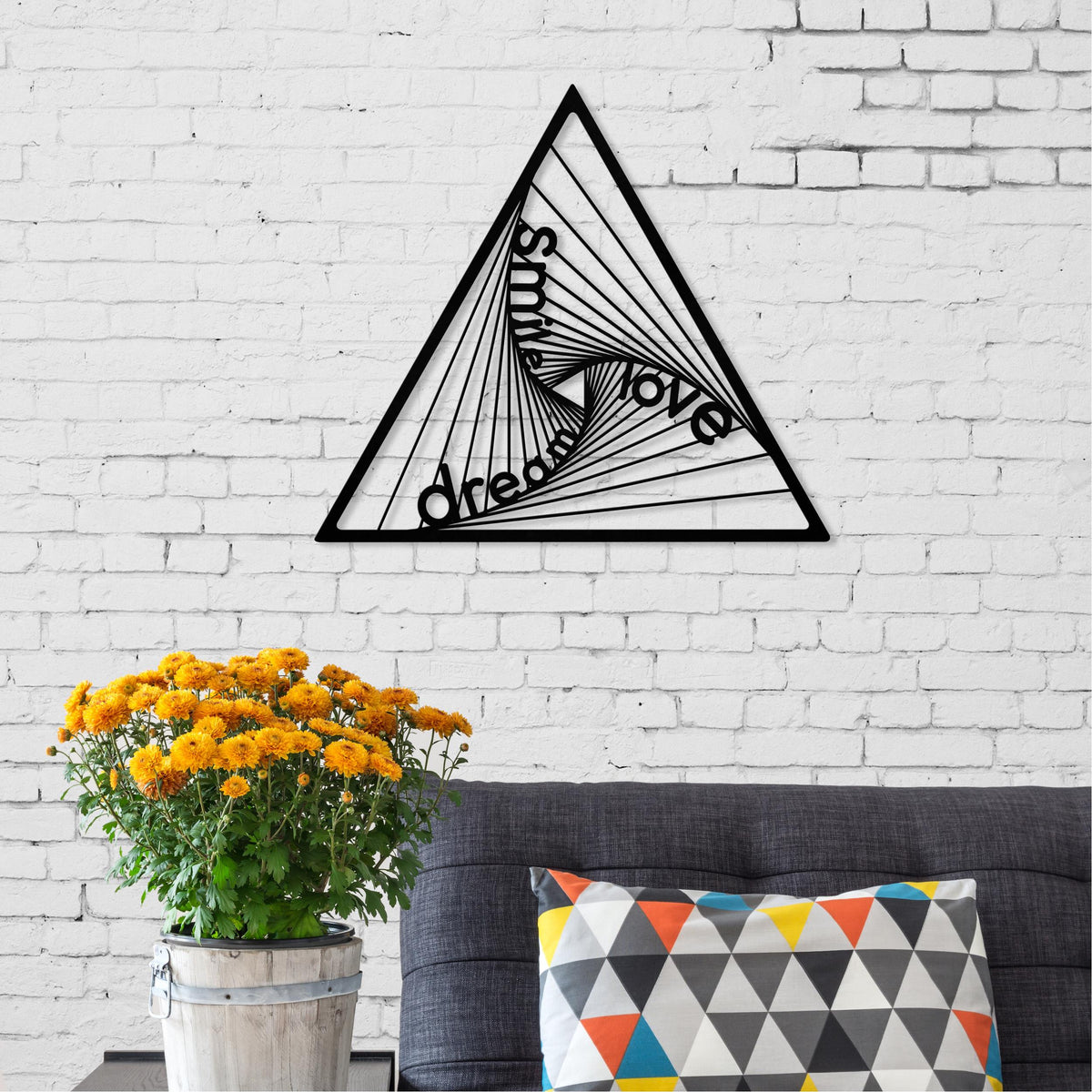 Décoration Murale en Métal - DSL - Rêve Souris Amour