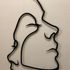 Décoration murale en métal - Two Face 95x53 cm