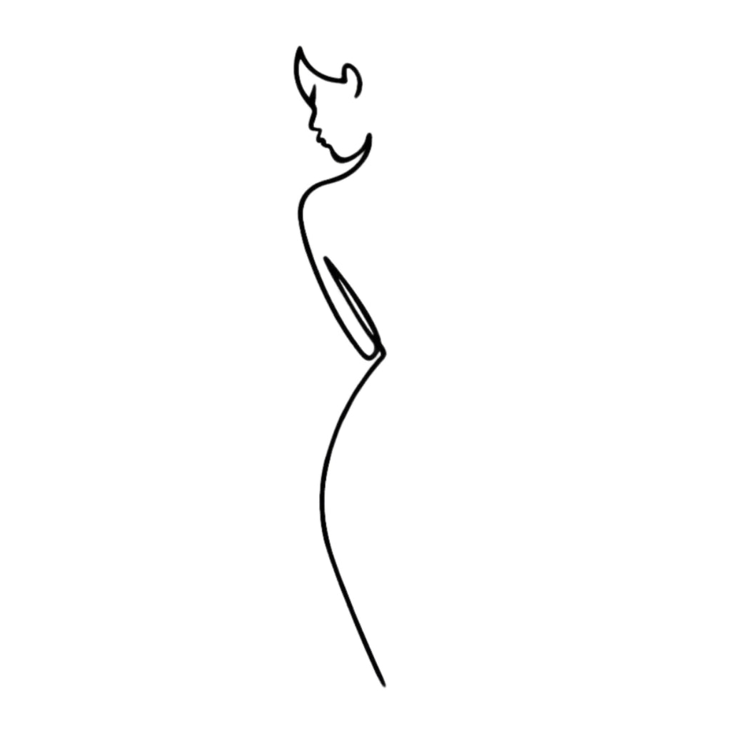 Décoration murale en métal - Élégance minimaliste 120 cm