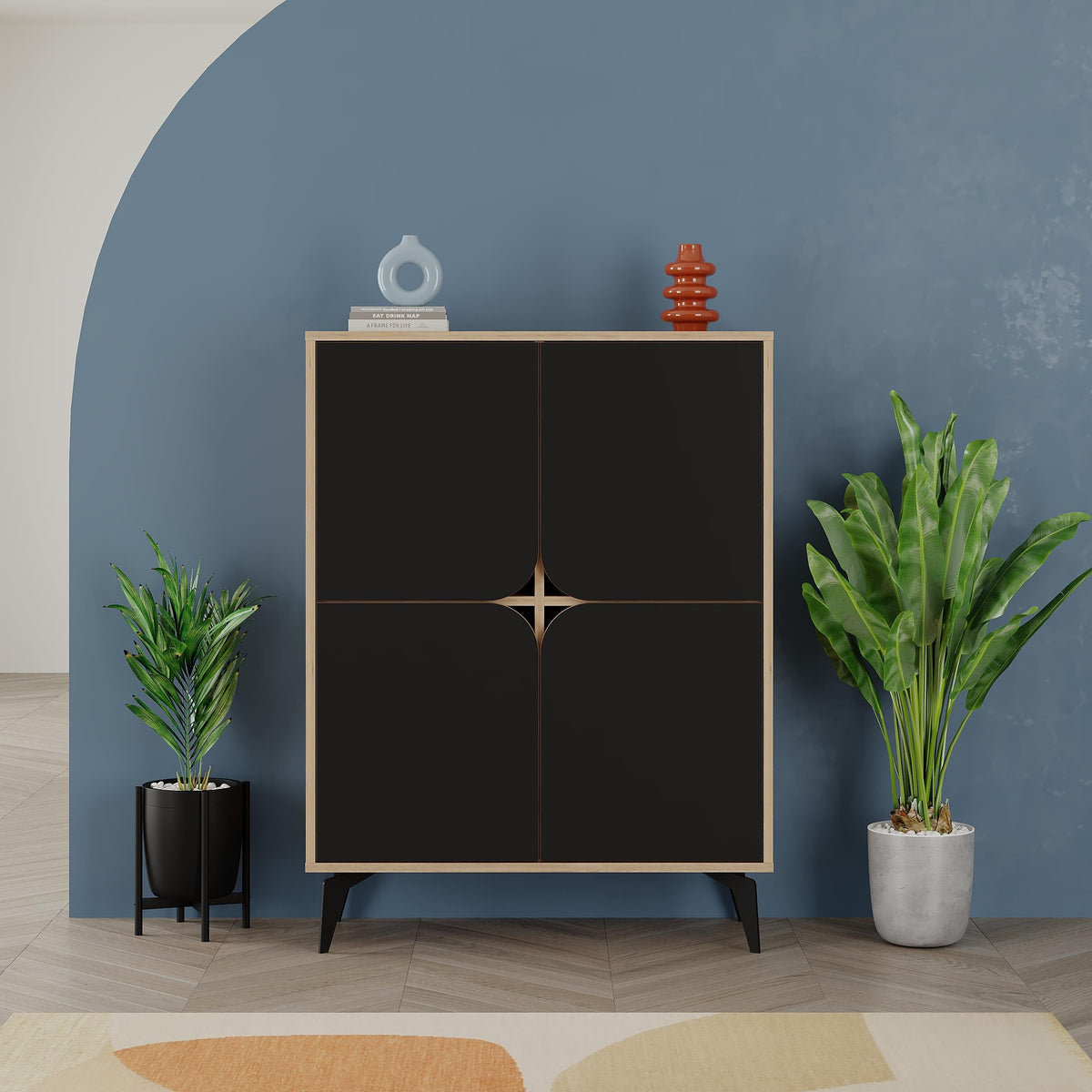Meuble de Rangement Multiusage Spark pour Couloir 90 cm