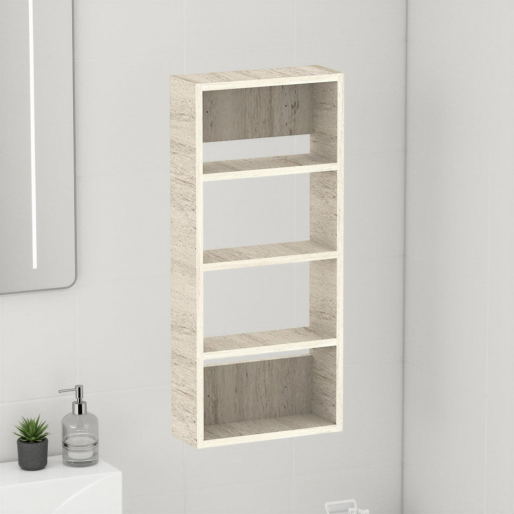 Rafina Armoire murale polyvalente / Armoire de salle de bain 4 étagères