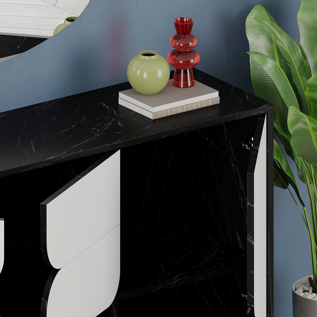 Console Spark - 3 Portes - 35 x 140 x 79,3 cm