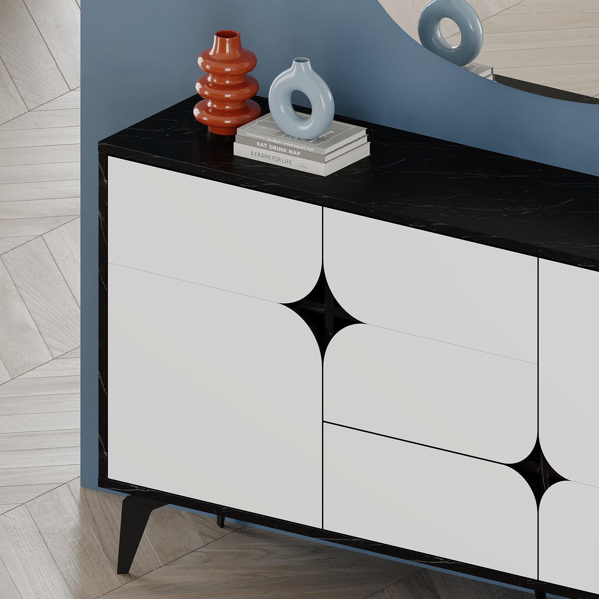 Console Spark - 3 Portes - 35 x 140 x 79,3 cm