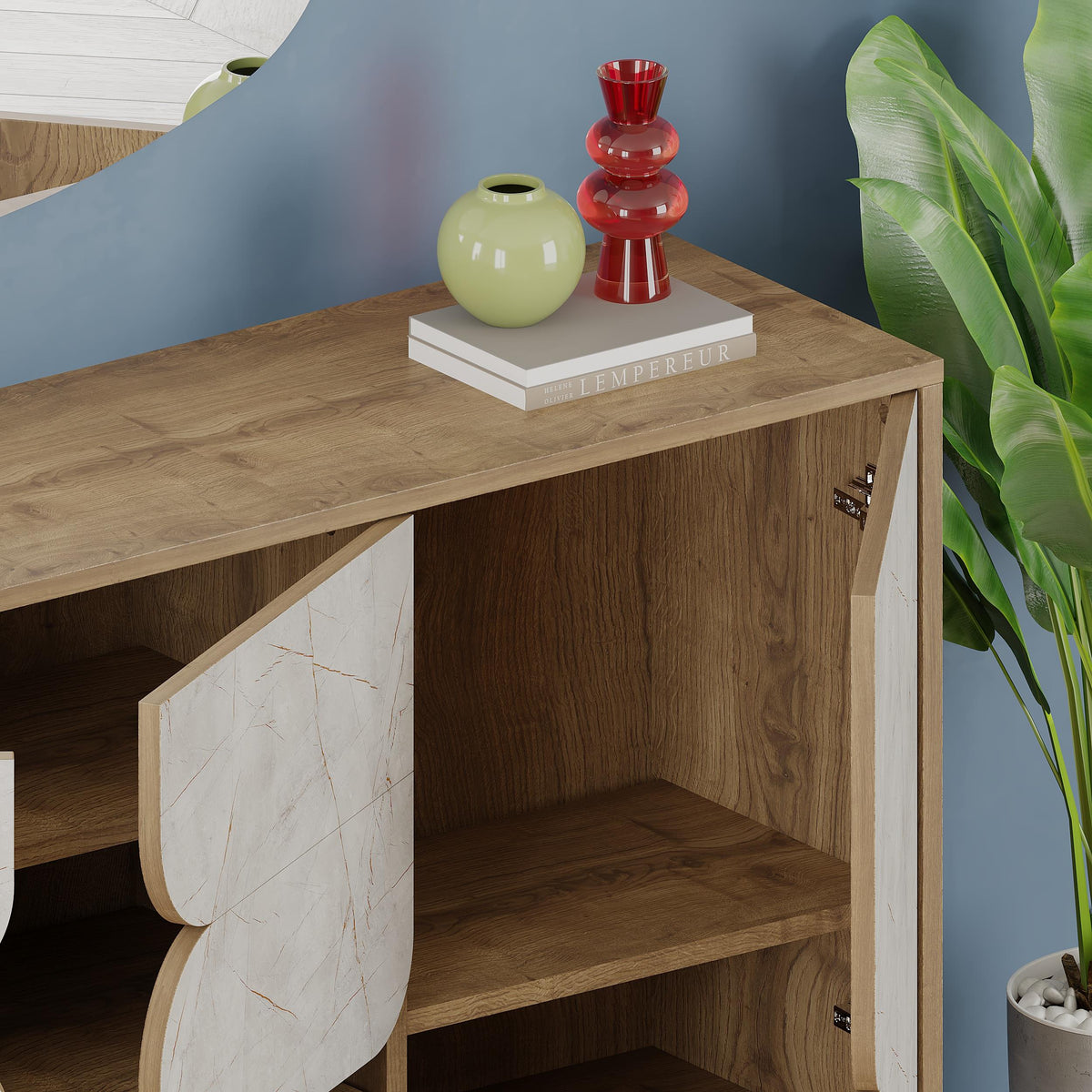 Console Spark - 3 Portes - 35 x 140 x 79,3 cm