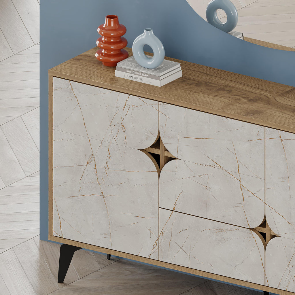 Console Spark - 3 Portes - 35 x 140 x 79,3 cm