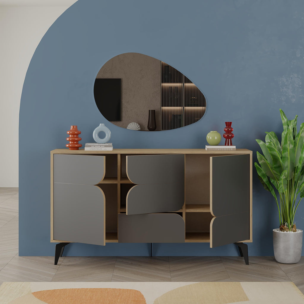 Console Spark - 3 Portes - 35 x 140 x 79,3 cm