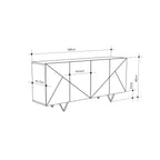 Meuble de rangement 4 portes Jakomen