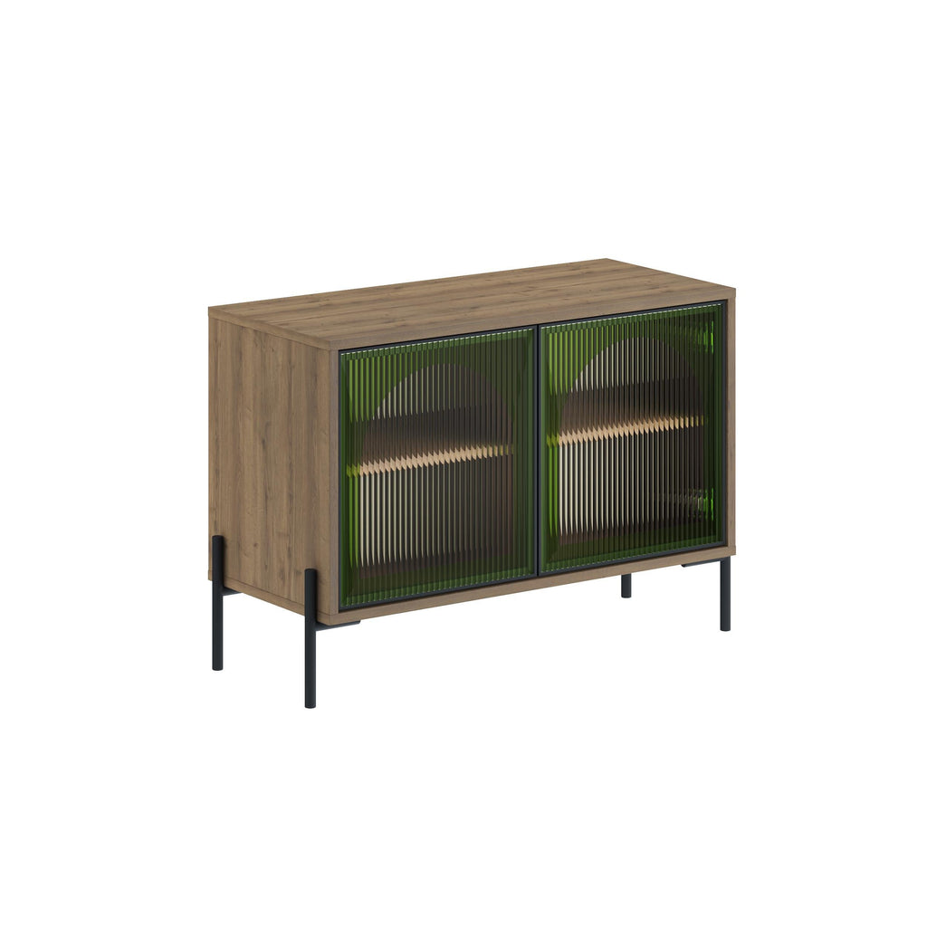 Bahut Robinson 94 cm aspect chêne foncé