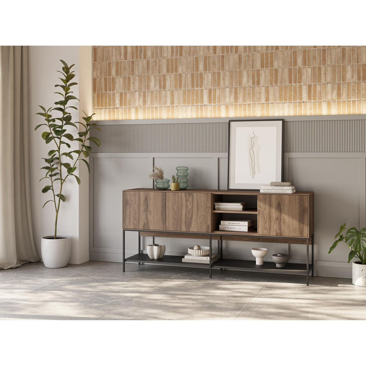 Console Amira – 180cm – Buffet Moderne & Meuble de Rangement