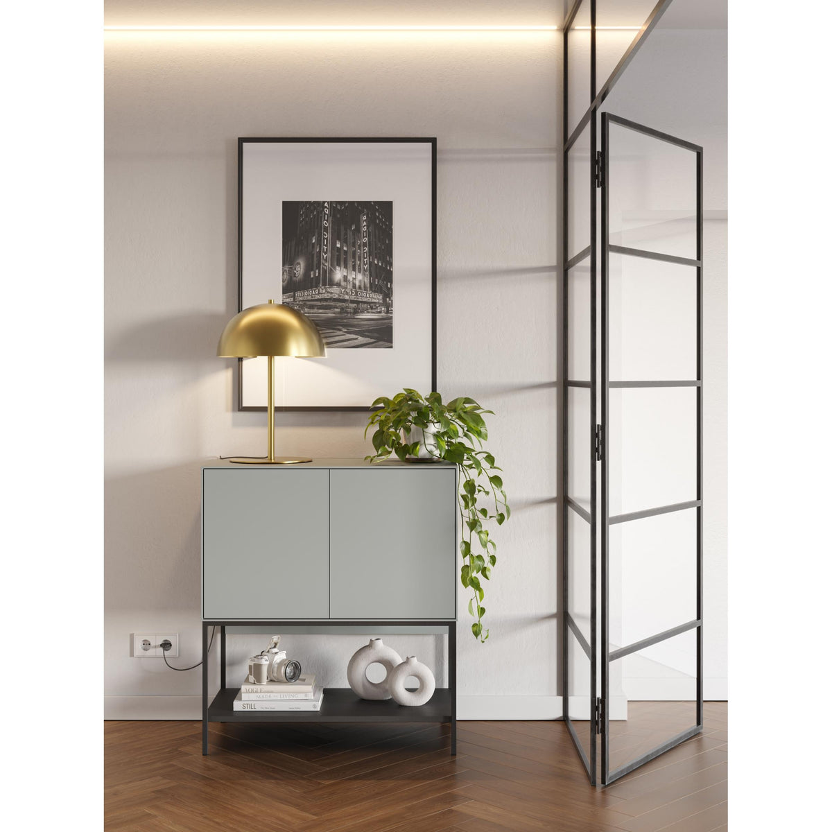 Console Amira – 80 cm – Buffet moderne et meuble de rangement