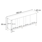 Console-bahut Vena 180 cm