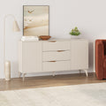 Console bahut Jaden 3 tiroirs 2 portes Sandstone 150 x 40 x 81,2 cm