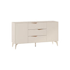 Console bahut Jaden 3 tiroirs 2 portes Sandstone 150 x 40 x 81,2 cm