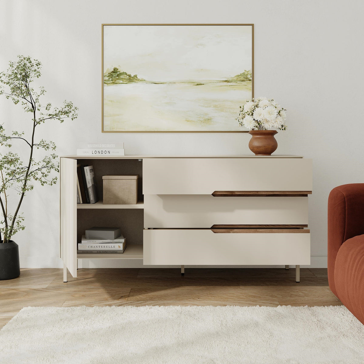Bahut contemporain Arch 150cm