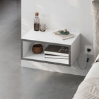 Table de chevet murale Brik – Table de nuit flottante – Design moderne