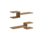 Lot d'étagères flottantes modernes Fork 18,2 cm de profondeur
