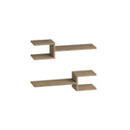 Lot d'étagères flottantes modernes Fork 18,2 cm de profondeur