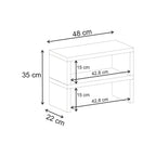 Étagère de cuisine Dean – 25 mm – Organisateur de rangement pour plan de travail