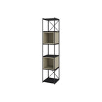 Ensemble Bibliothèque Industrielle Vale Mini 39 x 36,2 x 179 cm