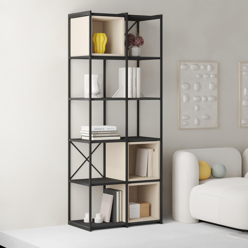 Ensemble Bibliothèque Industrielle Vale Midi 39 x 70,7 x 179 cm