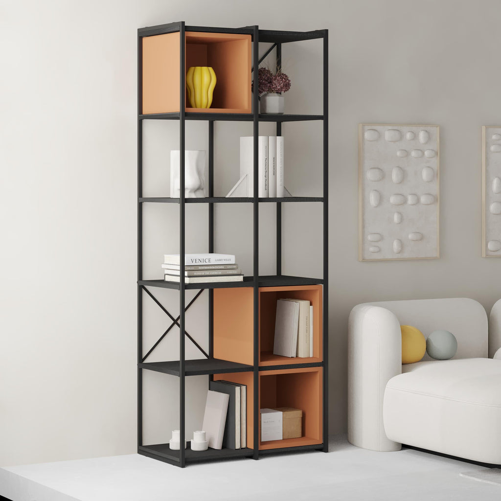 Ensemble Bibliothèque Industrielle Vale Midi 39 x 70,7 x 179 cm