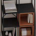 Ensemble Bibliothèque Industrielle Vale Midi 39 x 70,7 x 179 cm