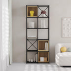 Ensemble Bibliothèque Industrielle Vale Midi 39 x 70,7 x 179 cm